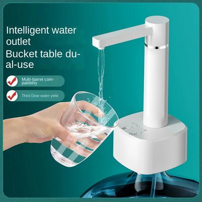 Intelligenter Wasserspender Automatischer 3-Gang USB Elektrische Wasserpumpe mit Ständer Intelligenter Wasserflaschenpumpenspender für Zuhause Küche