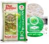 Lotus Thai Jasmine Rice 1kg Fragrant Easy-to-Use Small Pack Certified by Thai Government Khao Hom Mali with Instruction Manual
