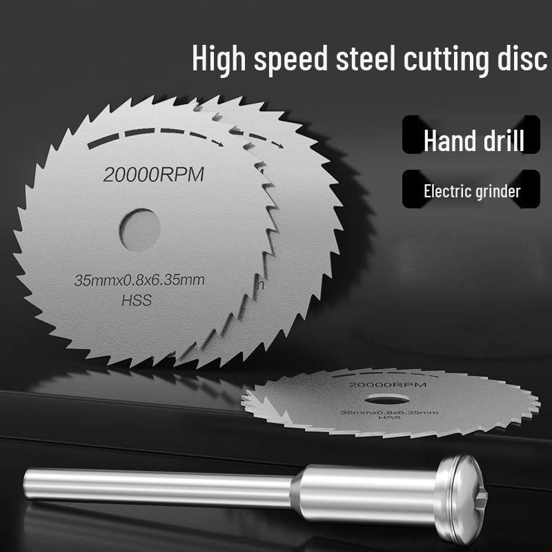 High-Speed Steel Mini Saw Blade Set: Ultra-Thin Circular Cutting Discs for Wood, Aluminum, Metal, and Electric Drills