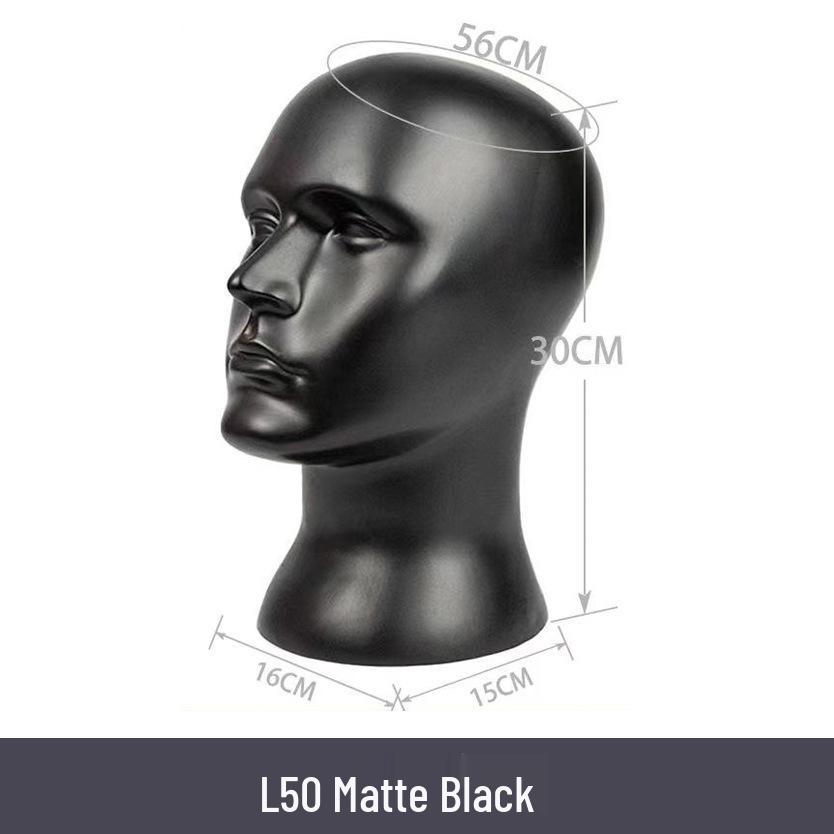 Multifunctional Display Mannequin Head for Spray Paint Hat, Bow Tie, Glasses, and Mask Props
