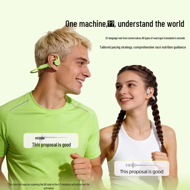 Langsdom AirWave Max AI Translation Open-Ear Sports Headphones