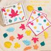 Brinquedo de Aprendizagem de Cognição de Forma de Folha para Crianças Montessori Simulação de Forma de Folha Classificação Educacional Sensorial de Fim Aberto Material de Ensino Brinquedo