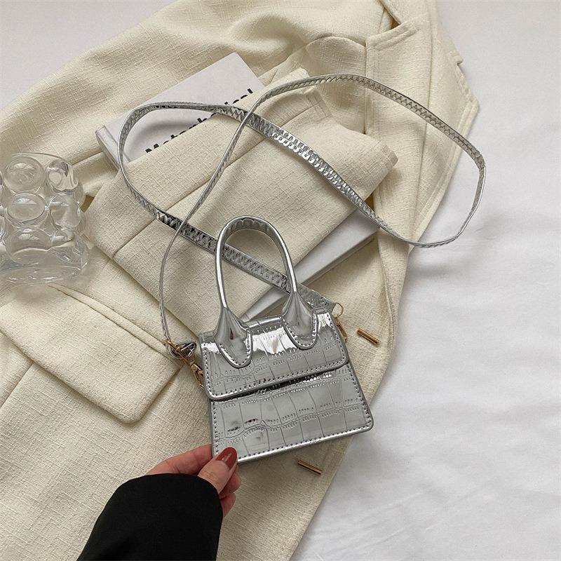 Retro Umhängetasche trendige Mode neue Crack-Tasche Damen-Handtasche lässige Handtasche