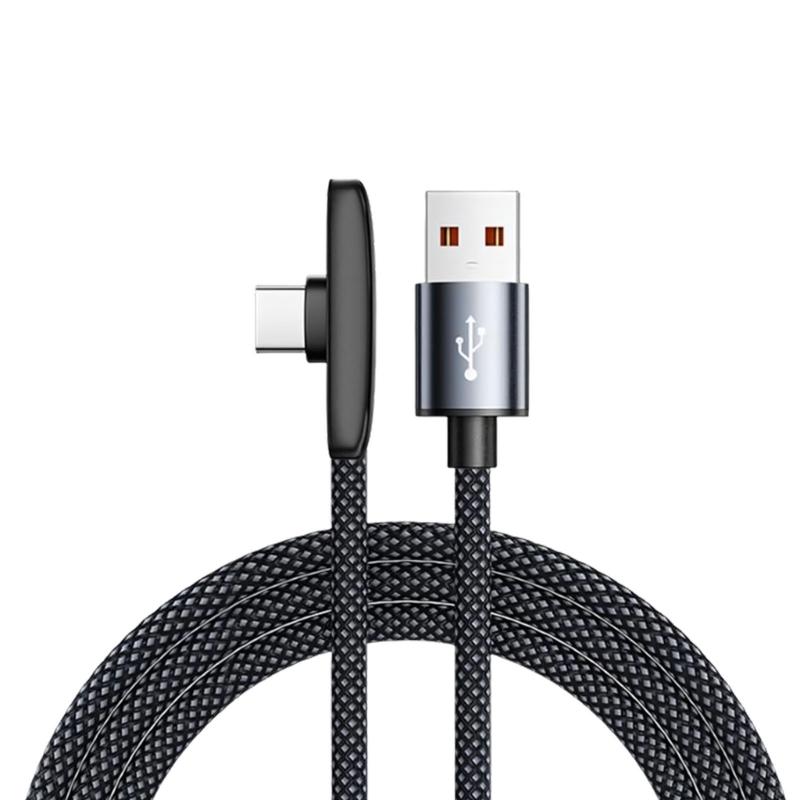 Heavy Duty Nylon Braided 100w USB To Type C Fast Charging Cable Power Delivery Connector For Phone Quick Charging