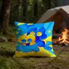 BBFDI Four and X 4x Polyester Printed Pillow Cover Square 30 35 40 45 50 55 Cm Soft for Sofa Bed Car Home Decor