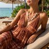 Vintage Boho Exaggerated Big Starfish Shell Necklace for Women Gold Color Coral Pearl Scallop Choker Summer Beach Party Jewelry