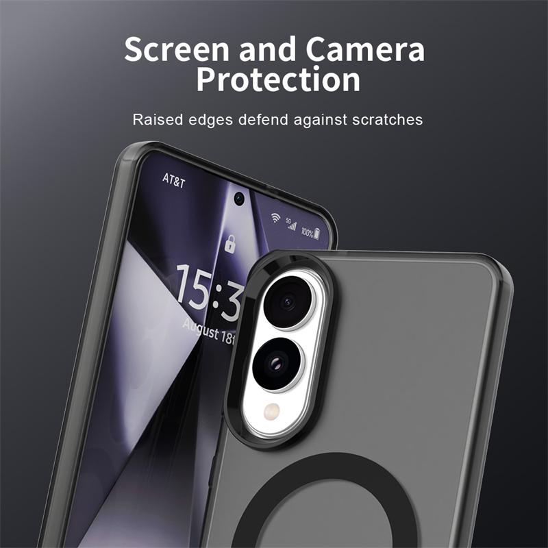 Case For Samsung Galaxy S25 Edge Case Samsung S25 Ultra S25+ Magnetic Adsorption Wireless Charge Cover For Samsung S25 Edge Case