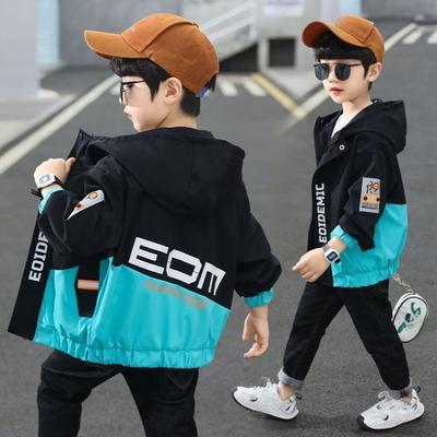 Kinderkleding, Jongens Lentejassen, Lente- en Herfstkleding, Grote Kinderjassen, Koreaanse Stijl Casual Tops