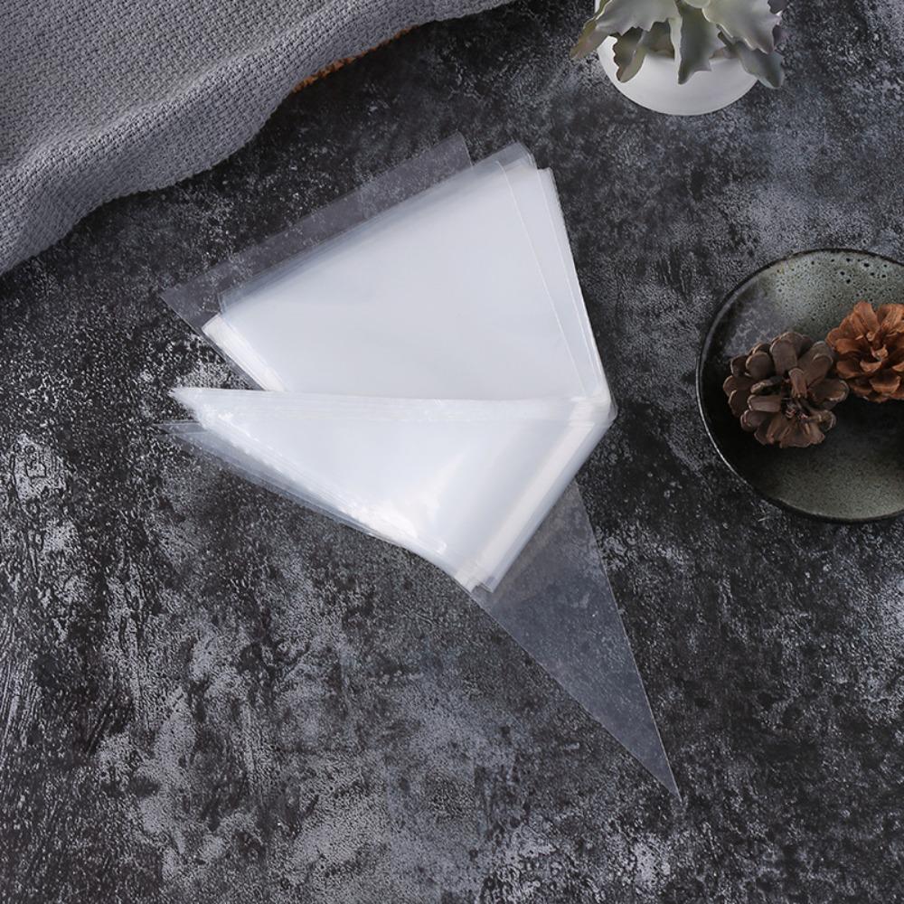 50Pcs/set Transparent Piping Bag Multifunction Pastry Pipette Bag  Kitchen Baking Accessories