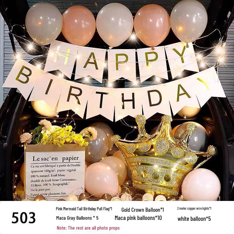 Romantic Birthday & Proposal Trunk Surprise Decoration Kit
