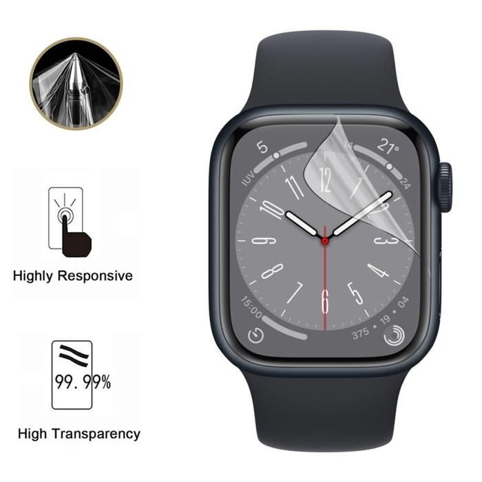 Protection écran pour Watch Serie 8 - 41mm [Pack 6] Film Plastique Protecteur Résistant Ultra Mince Phonillico
