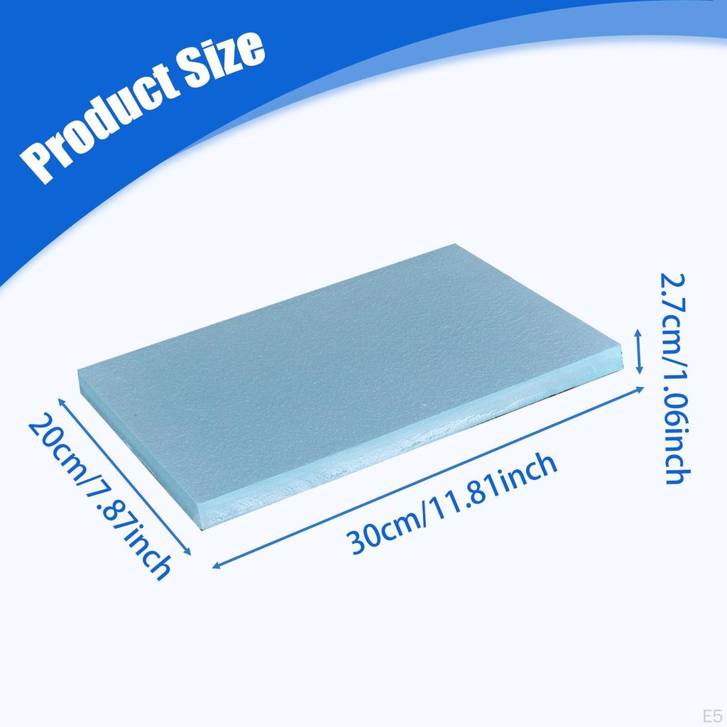 5 Stück Schaumstoffplatten-Einsatz für DIY Kunsthandwerk, Plattenblätter Mikro-Landschaft