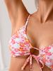 Floral Print Push-Up Bikini Separates for Women