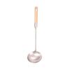 Anti-scald Stainless Steel Wok Spatula Long Handle Rice Spoon Ladle Cooking Shovel  Restaurant