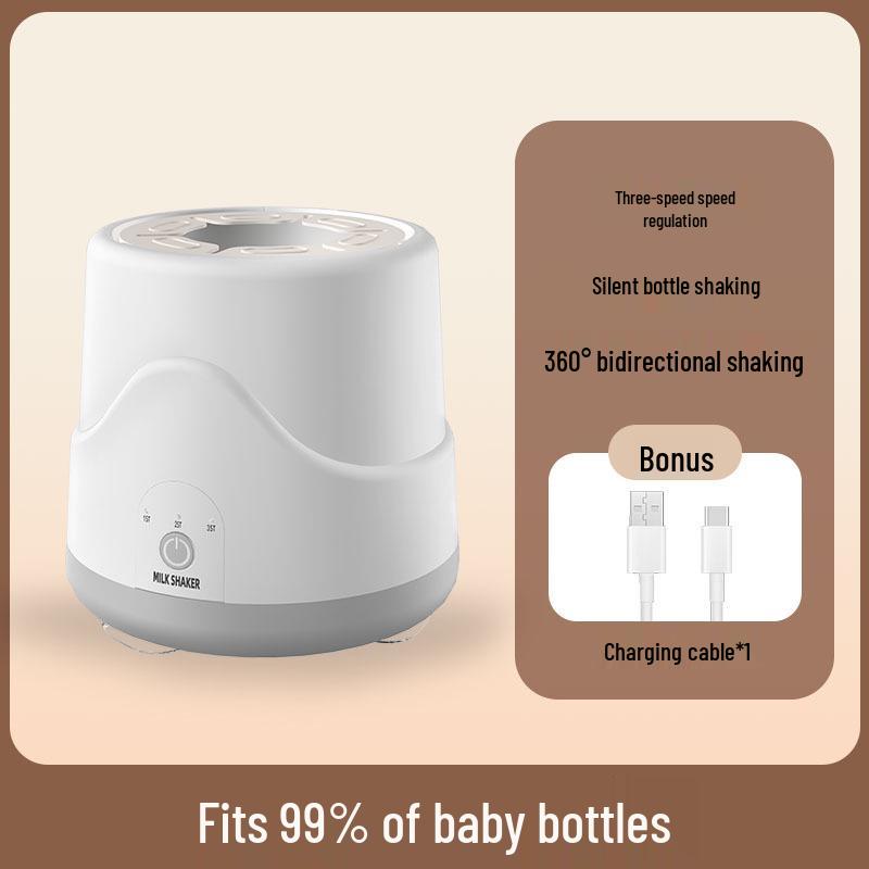 Portable Three-Speed Automatic Milk Shaker with Timer and Insulation