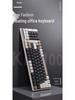 Mengzu Silent Wired Gaming Keyboard & Mouse Set - Mechanical Feel & Membrane for Office & E-sports