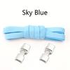 No Tie Shoe Laces Flat Metal Buckle Elastic Shoelaces Casual Shoes for Men and Women Lazy Shoelace Rubber Band Shoestring