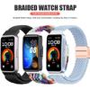 Magnetic Nylon Band For Huawei Watch 10/9/8 Colorful Braided Sport Strap For Huawei Band 10/9/8 Smartwatch Elastic Bracelet