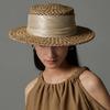 Women's Ribbon Victorian Hat Natural Paper Straw Adjustable Band Breathable Design Beach Gardening Hat