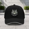 1pc Adjustable Duckbill Baseball Cap With Cat Print Lightweight Suitable For Outdoor Sports Cycling Music Festivals Gifts