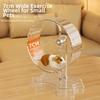 18cm Small Pet Exercise Wheel Clear Rat Playing Roller New Pet Running Roller  Indoor Use