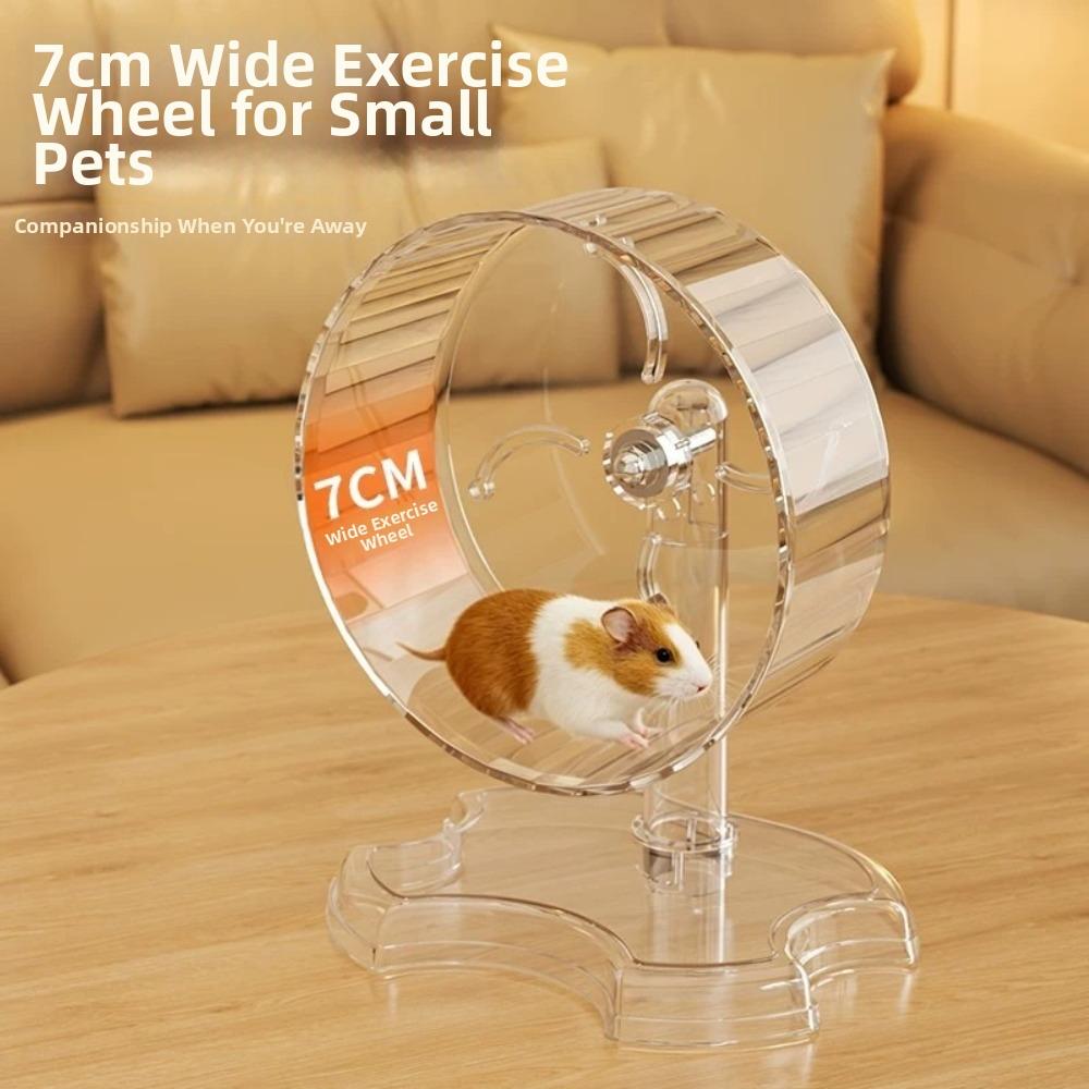 18cm Small Pet Exercise Wheel Clear Rat Playing Roller New Pet Running Roller Indoor Use