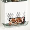 Wall Mounted Kitchen Cutlery Holder Dust-proof Draining Racks  Spoon Storage