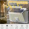 1pc 90 LED Wall Lamp Outdoor Solar Powered Street Lights Garden Super Bright 3 Modes Solar Motion Fence Lights For Garden Yard