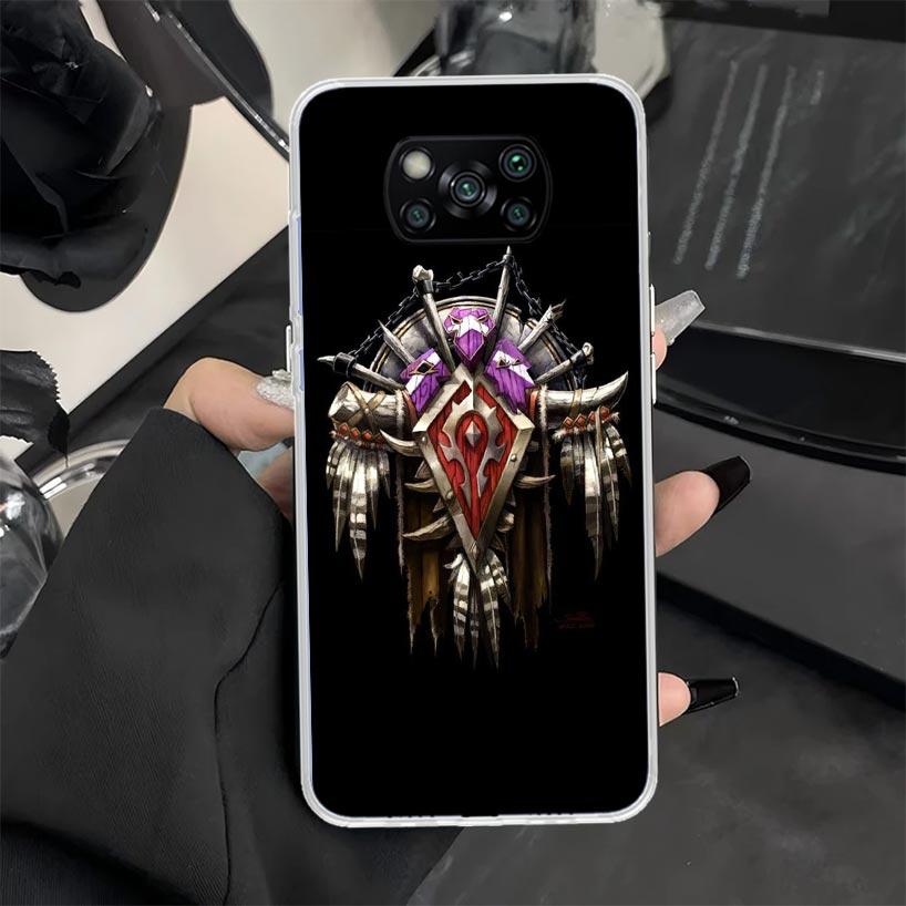 W-World Of W-Warcraft W-Wow Phone Case for Xiaomi Poco X7 X6 X5 X3 Pro X4 Nfc F7 Ultra F6 F5 F4 Gt M6 M5S M4 M3 Soft Silicone Co