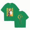 New Anime Rengoku Kyoujurou T Shirt Unisex Short Sleeve O Neck Summer Casual Pattern Printing T-shirt Top Tee