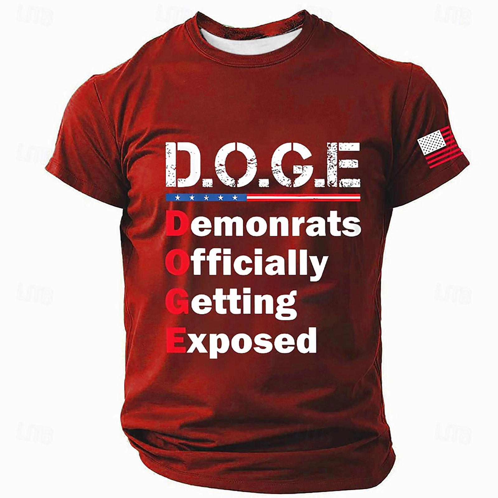 

Мужская футболка Футболки с графическим текстом Pool3D печать Уличная повседневная одежда с короткими рукавами и принтом Базовая одежда M винный