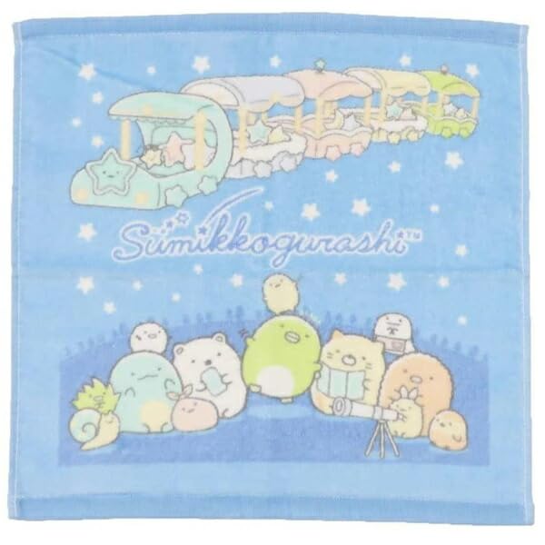 Sumikkogurashi Handkerchief Towel Set of 5 Towel/Wash Towel/Mini Towel/Towel Handkerchief/Hand (Pattern A)