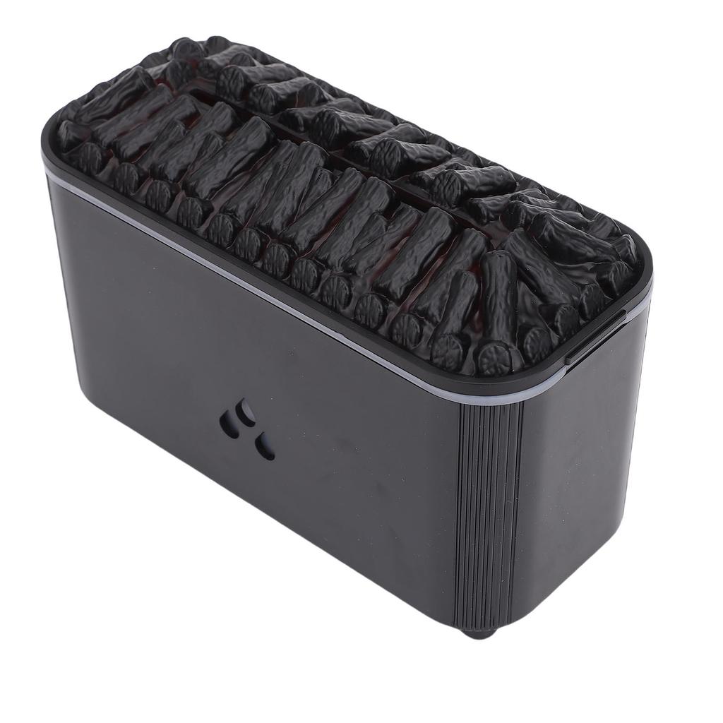 Flame Essential Oil Diffuser Humidifier with 7 Colors Light 160ML Quiet Fireplace Fire Scent Diffuser Cool Mist