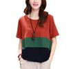 2024 Women's Casual Slimming Short Sleeve T-shirt – Loose Fit, Belly-Covering Versatile Summer Top