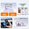 For iPhone 17 Pro Max Magnetic Case Skin-Friendly Liquid Silicone + PC Phone Cover Compatible with MagSafe
