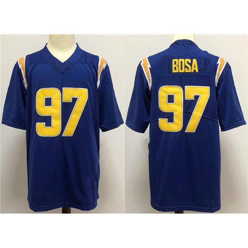 NFL San Diego Chargers Football Jersey Men Women V-Neck Sports Fan Apparel Cotton Blend