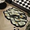 Dollar Printed Fluffy Area Rug Non Slip Soft Warm Floor Mat Entrance Hallway Bathroom Doormat Indoor Home Decor