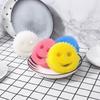 Douyin Smiley Magic Cleaning Sponge – Loofah-Style Honeycomb Kitchen Dish Sponge