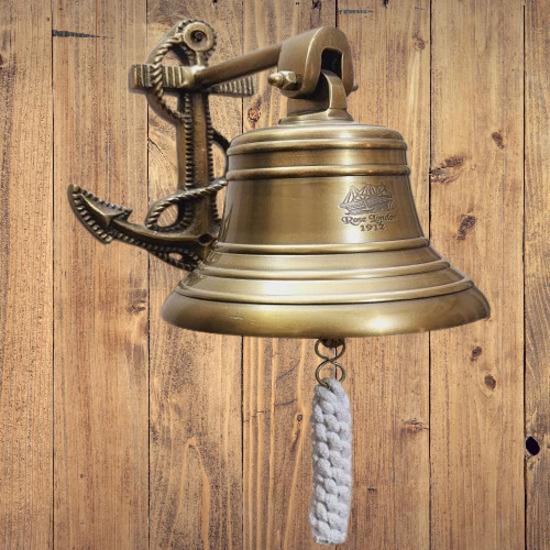 

Дверной звонок для дома и улицы, London Rose, 1912 г., мощный звук, настенное крепление 15,24 см