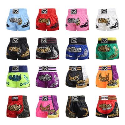 MMA Boxshorts Herren Damen Dehnbar Spandex Training Muay Thai Kickboxen Kampfsportarten