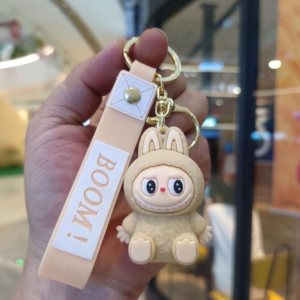 Buck Tooth Sheep Keychain Cute Cartoon Doll Schoolbag Pendant Car Key Chain Gift