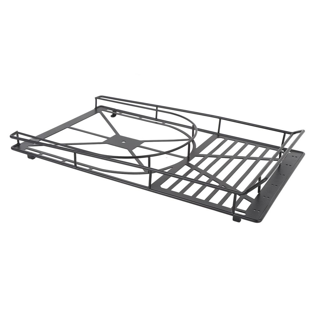 RC Car Roof Luggage Rack Metal Stylish Look Roof Luggage Carrier Tray for Axial SCX6 1/6 RC Car