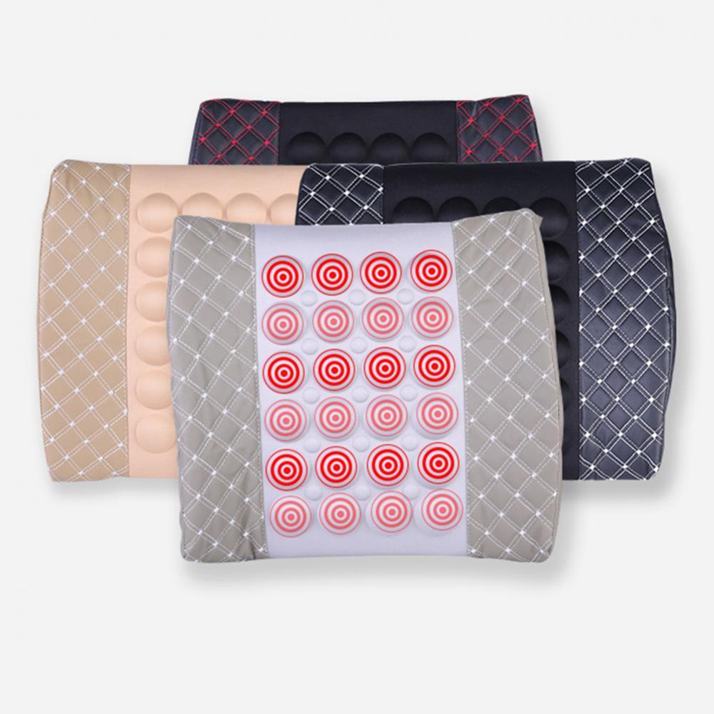 

Автомобильная электрическая массажная подушка Спинка сиденья автомобиля Поддержка талии Поясничная подушка