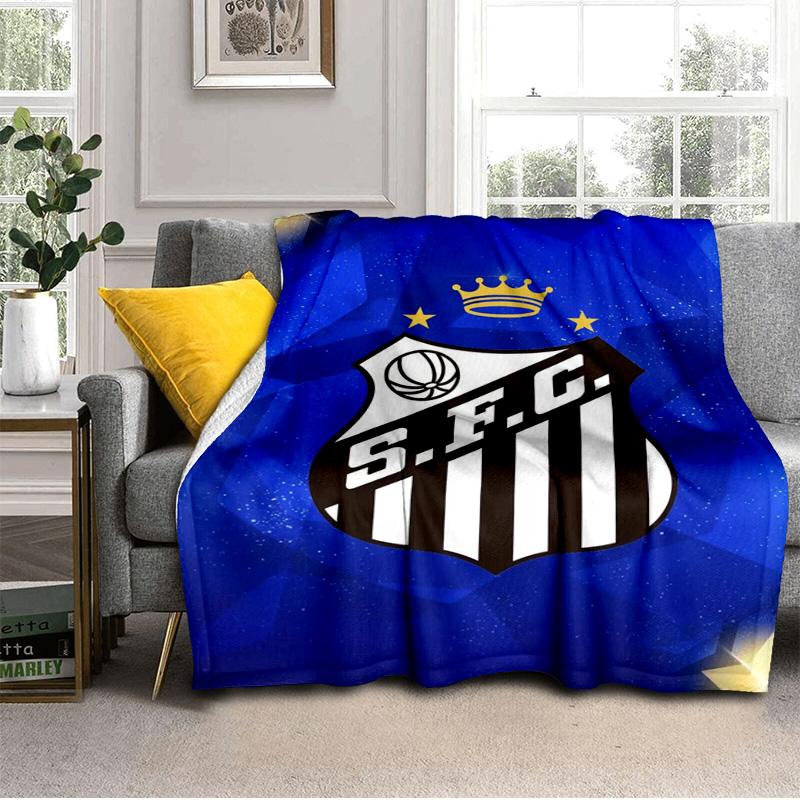 Fc Crest Design Printed Throws Blanket Soft Flannel Blankets for Couch Bed Gifts for Men Women Picnic Blanket Christmas Gifts