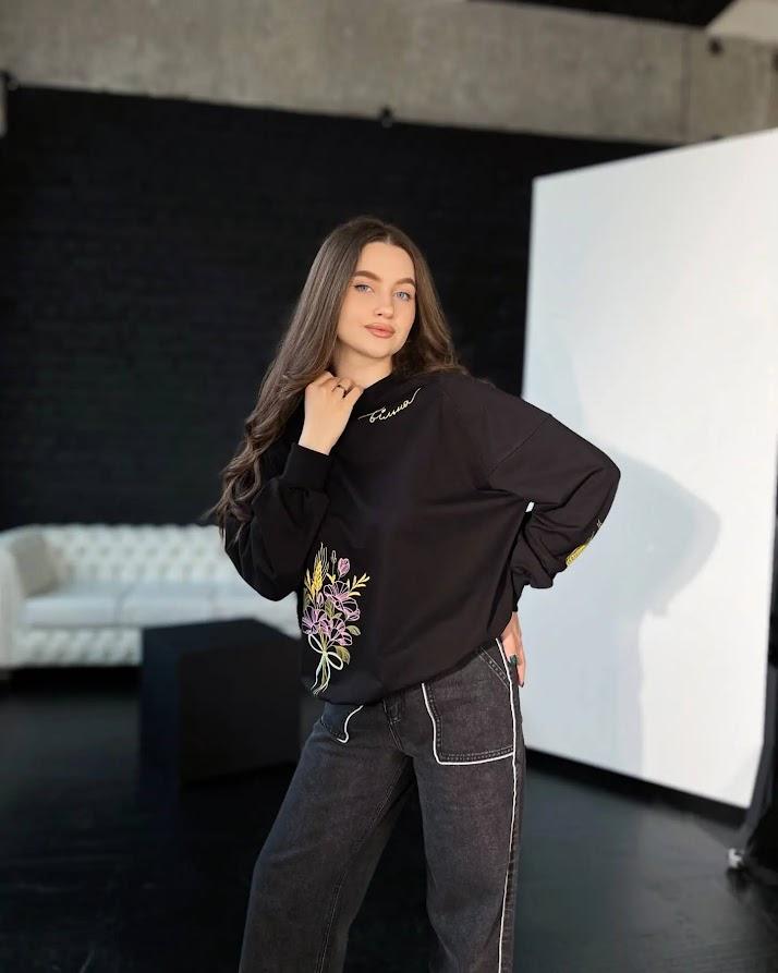 Soft Double-Knit Pullover for Women – Durable & Breathable Any season 8385-057-33-of HC