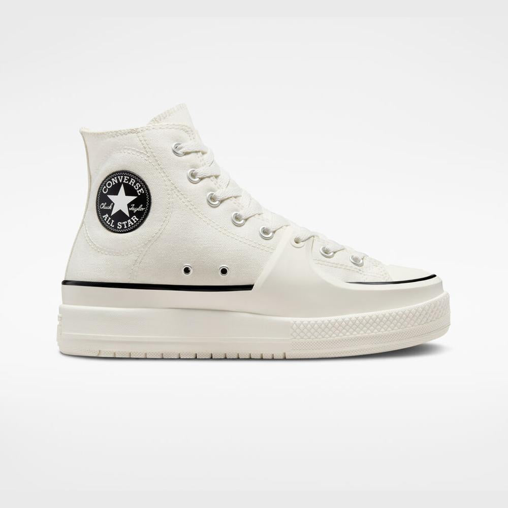 Sneakers Converse white vintage / black / aigrette Unisex Chuck Taylor All Star Construct