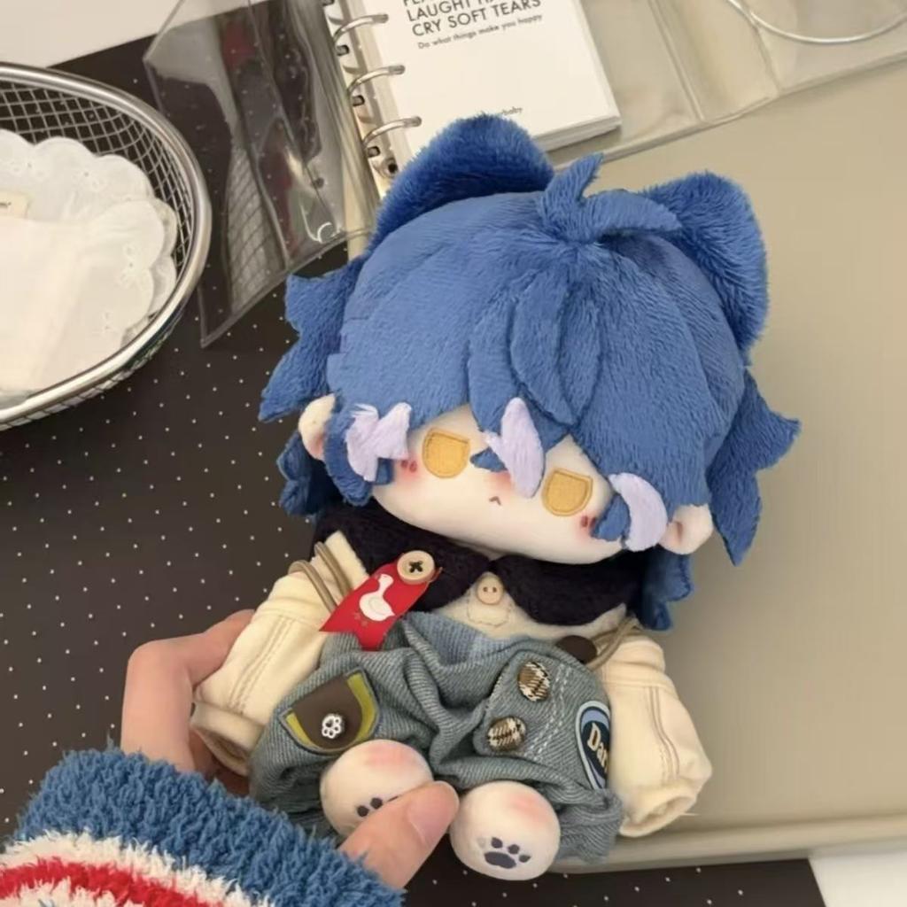 20Cm Genshin Impact Flins Peluche Carino Kawaii Bambola Imbottita Figura Anime Cuscino Cosplay Regalo di Compleanno