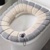 Winter Warme Toilettensitzbezug Matte Mit Griff Badezimmer Toilette Pad Kissen Dicker Weich Waschbar Closestool Wärmer Zubehör