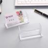 Judian Stationery Acryl-Visitenkartenhalter – Transparente Aufbewahrungsbox für den Schreibtisch