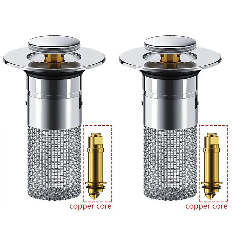 2 buc Dop scurgere chiuvetă presurizat Protecție chiuvetă de față Plasă filtru săritor